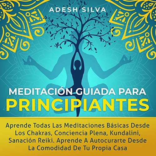 Meditación Guiada Para Principiantes: Aprende Todas Las Meditaciones Básicas Desde Los Chakras, Conciencia Plena, Kundalini, Sanación Reiki. Aprende A Autocurarte Desde La Comodidad De Tu Propia Casa